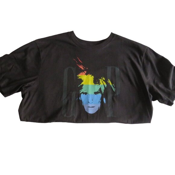 🎉🎉HPx2🎉🎉 Gap × Andy Warhol Pride Graphic T-Shirt, NWOT, Men's Size Large - Picture 4 of 7